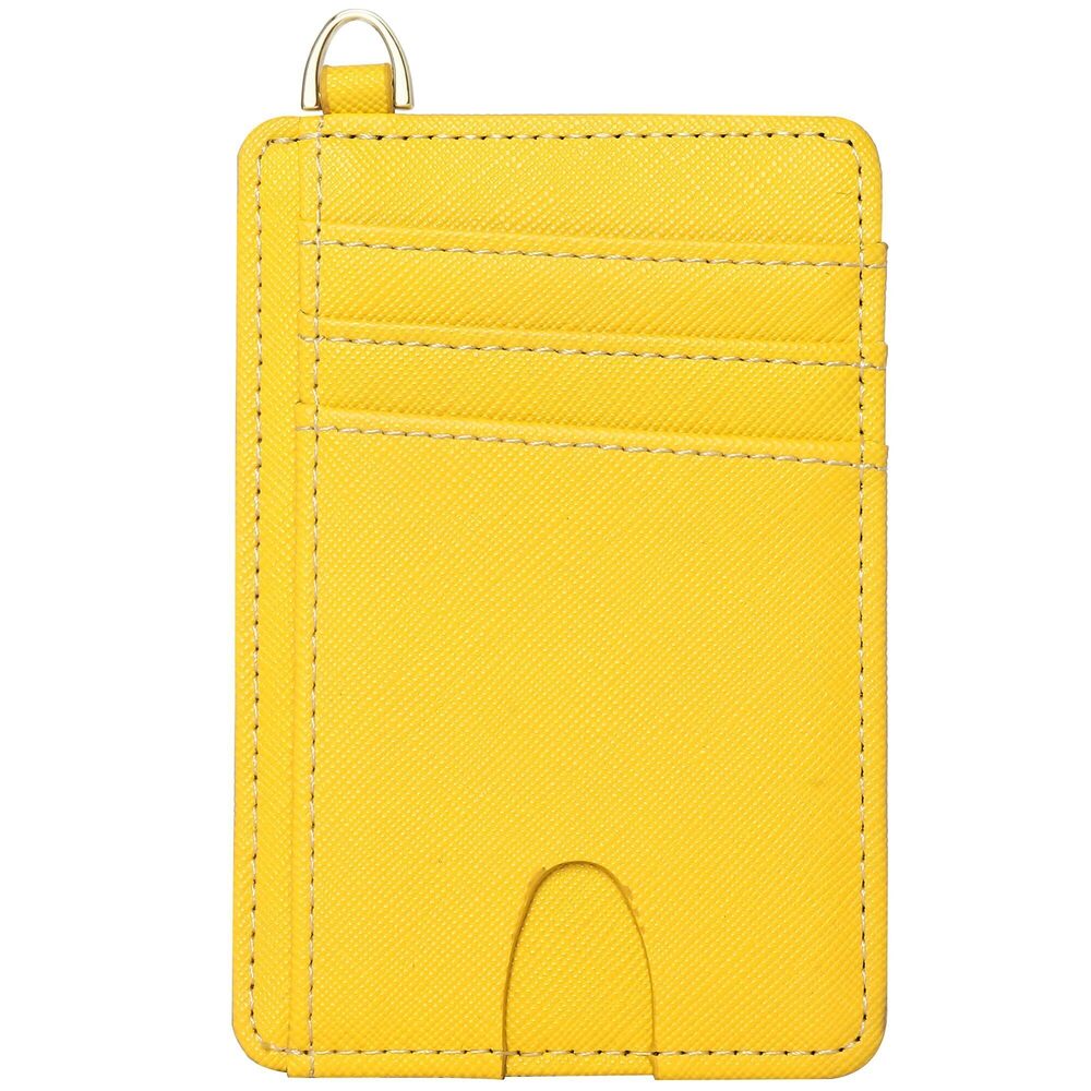 2490 Slim Minimalist Front Pocket Wallet RFID Blocking Credit Card Holder &